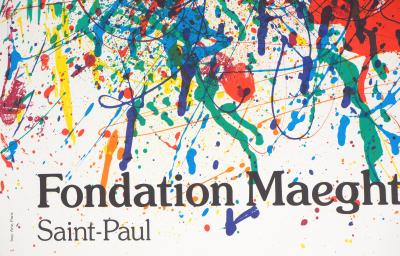 Sam FRANCIS : Explosion de couleurs - Affiche lithographique originale d’époque 2