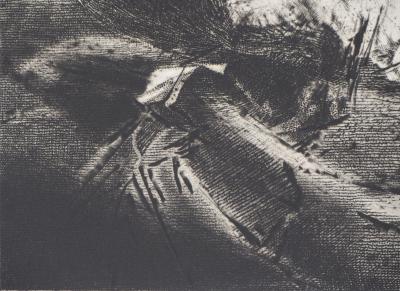 Etienne LODEHO : Neige - Gravure originale signée 2
