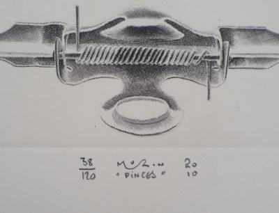 Jacques MURON : Pinces - Gravure Originale Signée 2