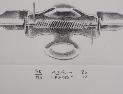 Jacques MURON : Pinces - Gravure Originale Signée 2