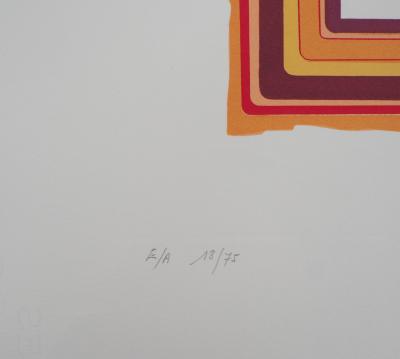 Chantal BISCHOFF  - Labyrinthe - Sérigraphie signée au crayon 2