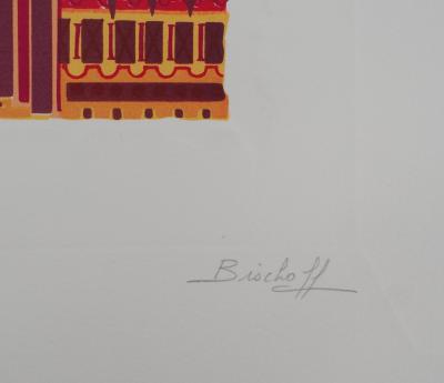 Chantal BISCHOFF  - Labyrinthe - Sérigraphie signée au crayon 2