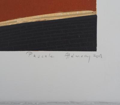 Pascale HÉMERY : Borderline - Lithographie Originale Signée 2