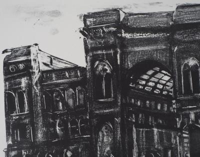 Jeroen HERMKENS : Milano, Galleria - Lithographie originale signée 2