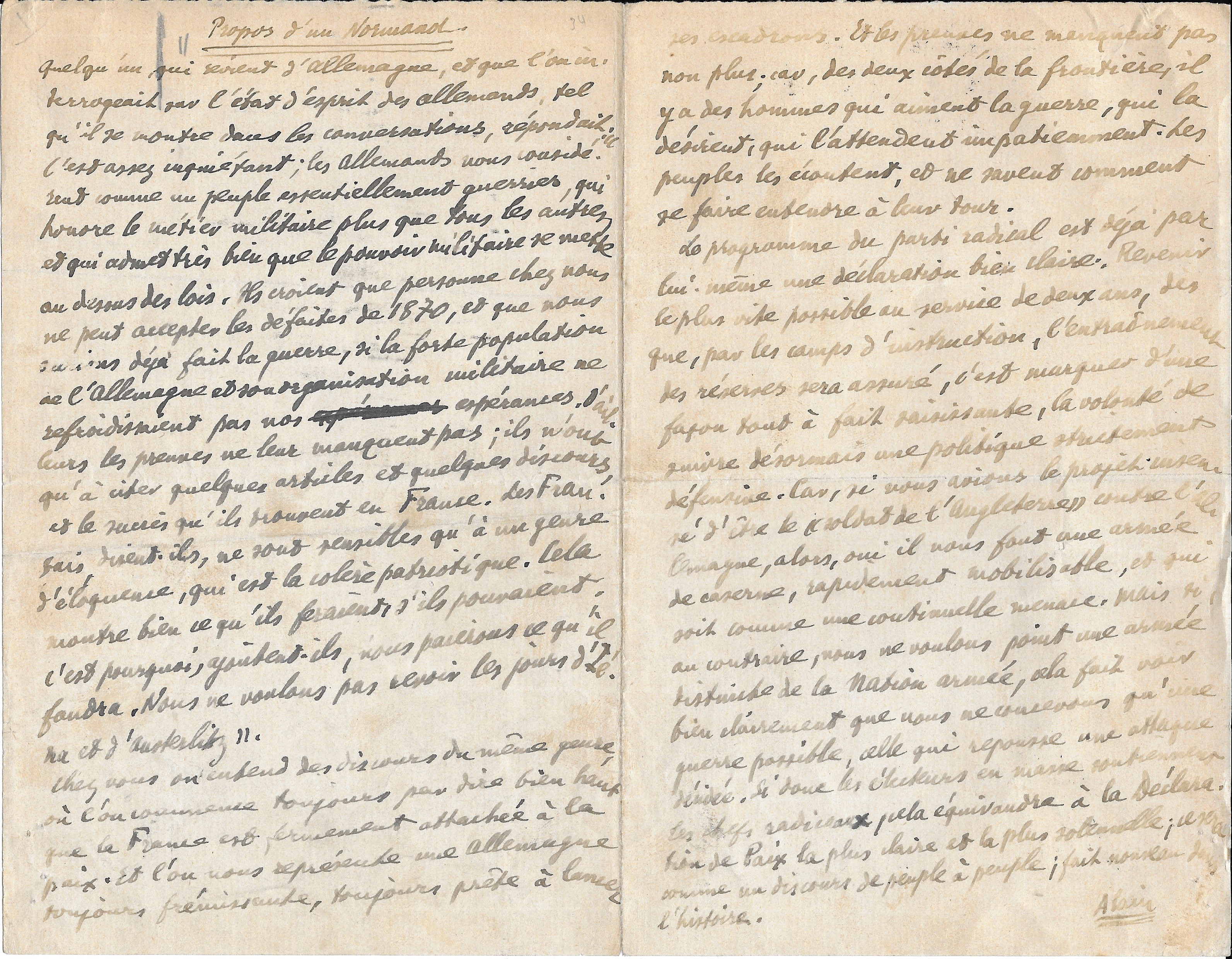 BD17-MANUSCRIT AUTOGRAPHE SIGNE-JEAN DE L'ETOILE-[LA SEMAINE D'UN
