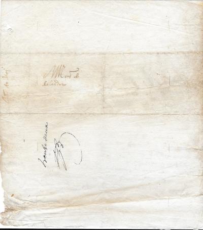 HENRI IV - Lettre signée avec lignes autographes 2