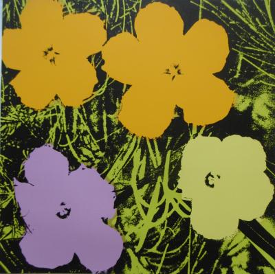 Andy WARHOL (d’après) - Poppy Flowers (Jaunes) - Sérigraphie 2