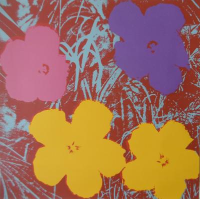 Andy WARHOL (d’après) - Poppy Flowers, Sérigraphie 2