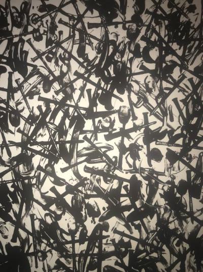 Günther UECKER - Sans titre - Lithographie originale 2