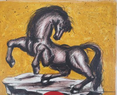 Franz PRIKING : Cheval Fantastique - Lithographie originale Signée 2