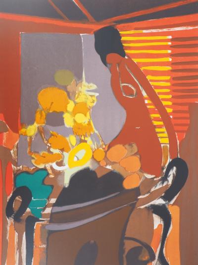 Alfred DEFOSSEZ : Nonchalance - Lithographie originale Signée 2