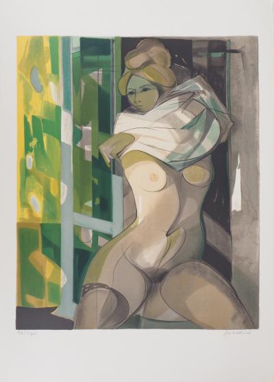 Camille HILAIRE : Le Déshabillé - Lithographie originale Signée 2