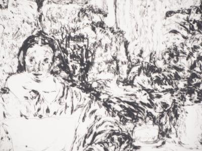 Jan Peter THORBECKE : Les infirmières - Gravure originale signée 2