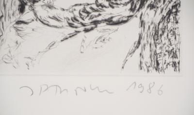 Jan Peter THORBECKE : Les infirmières - Gravure originale signée 2