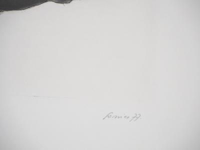 Christian FOSSIER: Empaquetage (e) - Original signed etching 2