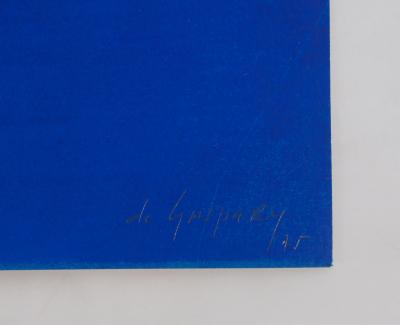 Jean de GASPARY : Humanité rouge - Sérigraphie Originale Signée 2