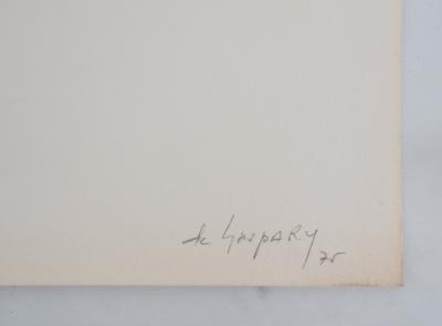 Jean de GASPARY : Trois coups de griffes - Sérigraphie Originale Signée 2