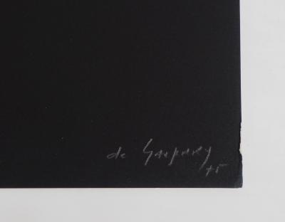 Jean de GASPARY : Les blessures de l’homme - Sérigraphie Originale Signée 2