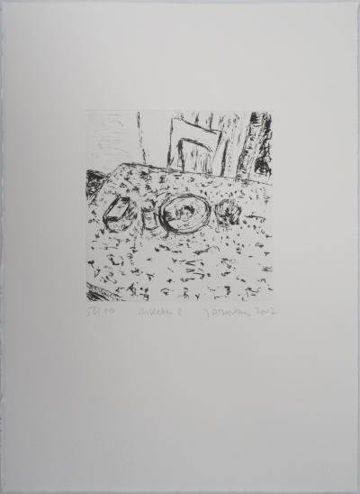 Jan Peter THORBECKE : La table à manger - Gravure Signée 2
