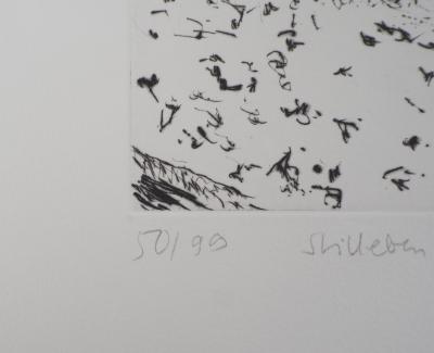 Jan Peter THORBECKE : La table à manger - Gravure Signée 2