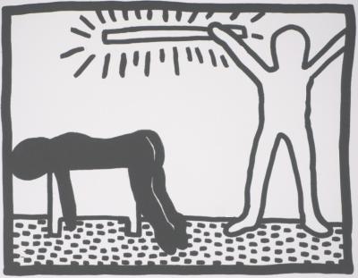 Keith HARING : Le triomphe - Sérigraphie Signée 2