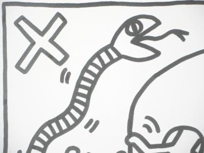 Keith HARING : Vanité au crane  - Sérigraphie Signée 2