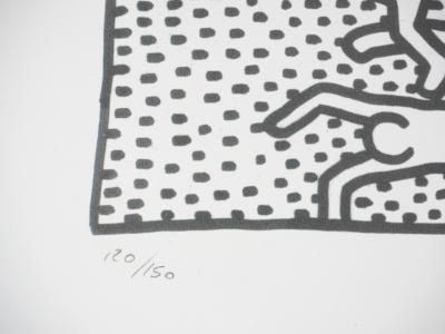 Keith HARING : Vanité au crane  - Sérigraphie Signée 2