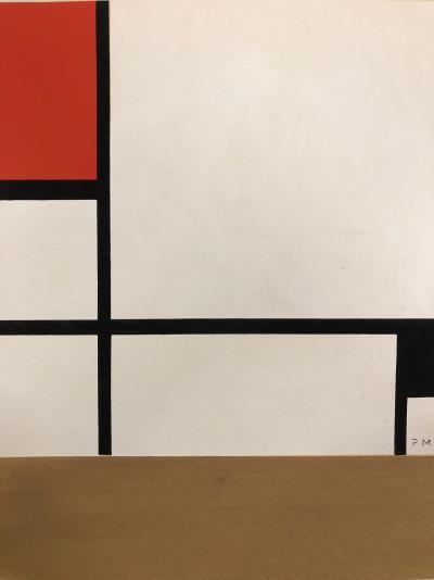 Piet Mondrian - Composition - Pochoir 2
