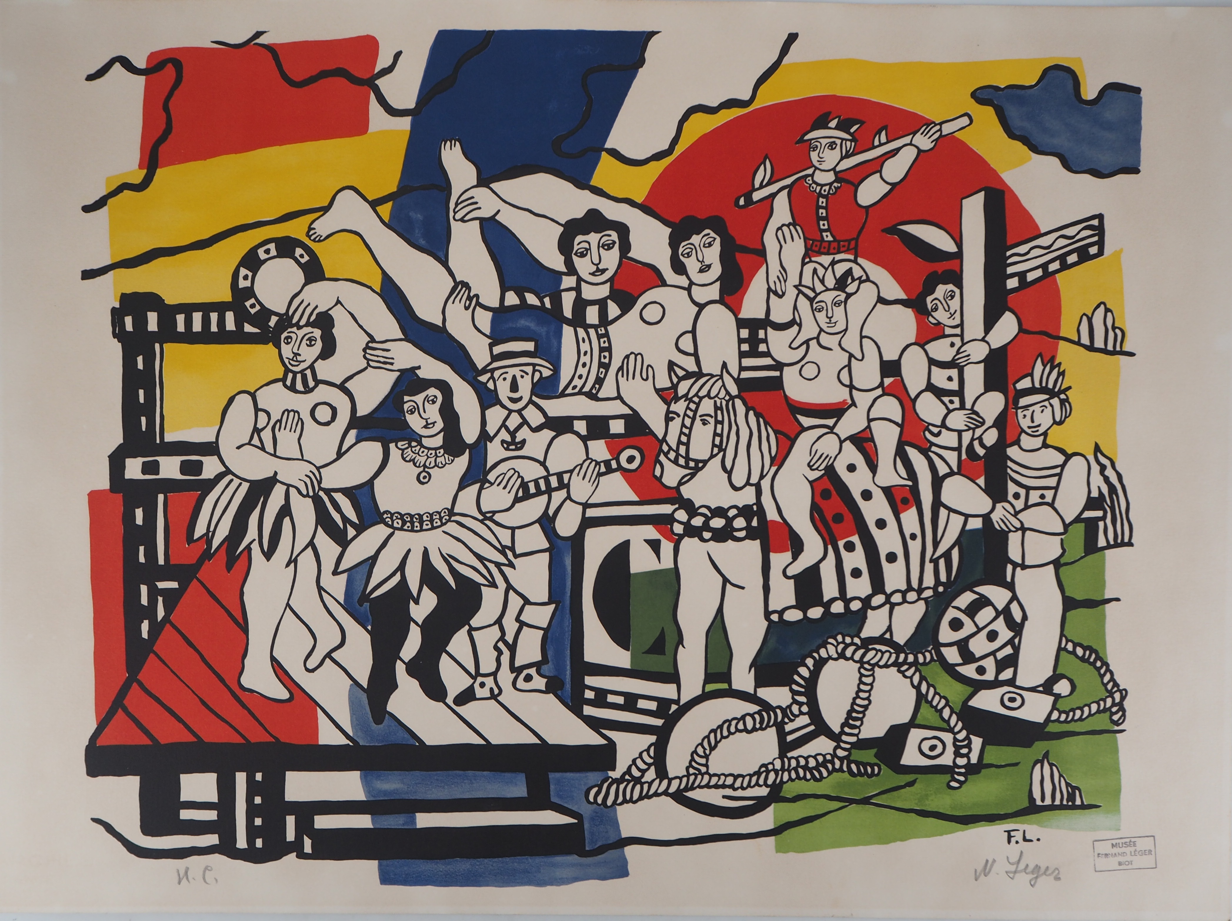 Fernand Léger : La grande parade - Lithographie signée - Art