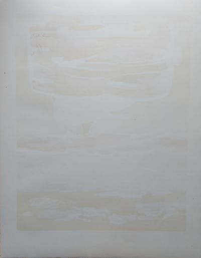 Françoise GILOT - Die violette Wolke, 1991 - Große Originallithographie, mit Bleistift signiert 2