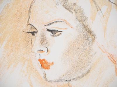 Charles CAMOIN : Portrait féminin de profil - Lithographie signée 2