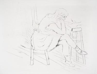 Charles CAMOIN - La réflexion - Gravure originale signée 2