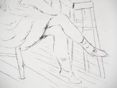 Charles CAMOIN - La réflexion - Gravure originale signée 2