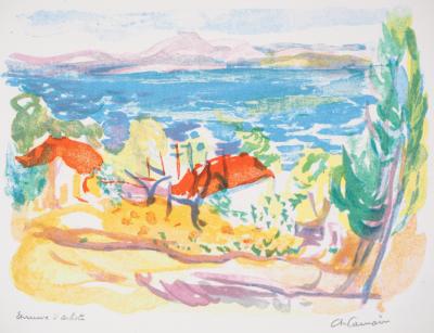 Charles CAMOIN : Bord de mer - Lithographie originale signée 2