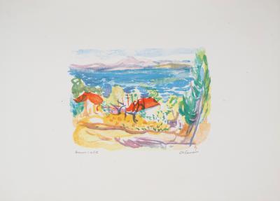 Charles CAMOIN : Bord de mer - Lithographie originale signée 2