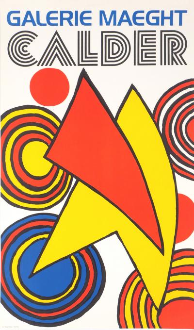 Alexander CALDER : Composition 1973, Lithographie originale 2