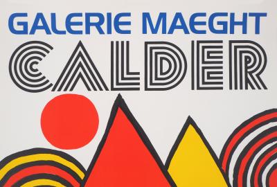 Alexander CALDER : Composition 1973, Lithographie originale 2