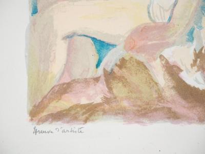 Charles CAMOIN : Nu sortant du bain - Lithographie originale signée 2