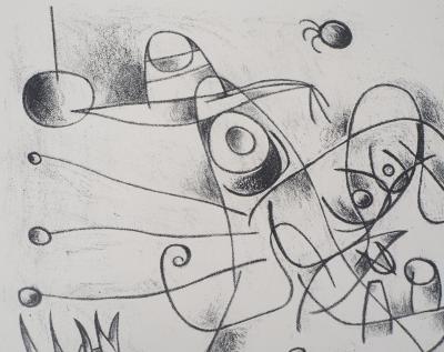 Joan MIRO : Roi Ubu et Coq - Lithographie Originale Signée au crayon 2