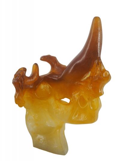 Salvador DALI : Rhinocéros  - Sculpture en pâte de verre Daum - Signée 2