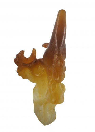 Salvador DALI : Rhinocéros  - Sculpture en pâte de verre Daum - Signée 2