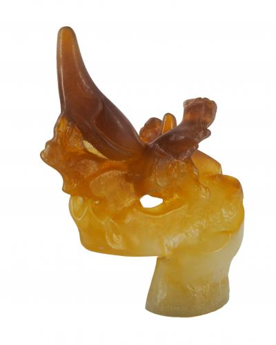 Salvador DALI : Rhinocéros  - Sculpture en pâte de verre Daum - Signée 2