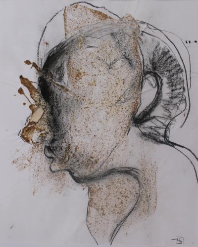 Delphine RIVALS  - Beauty, 2013, Dessin au fusain 2