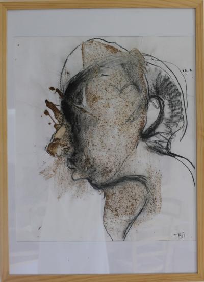 Delphine RIVALS  - Beauty, 2013, Dessin au fusain 2