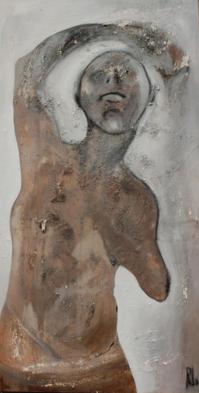 Delphine Rivals - Rising Sandy, 2015, oil on canvas 2
