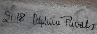 Delphine RIVALS - Sandy in the wind, 2018, Huile sur toile 2