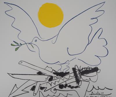 Pablo PICASSO : Colombe de l’avenir - Lithographie signée