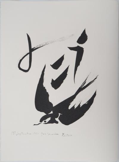 Pablo PICASSO (d’après) : Hirondelle - Lithographie Signée 2