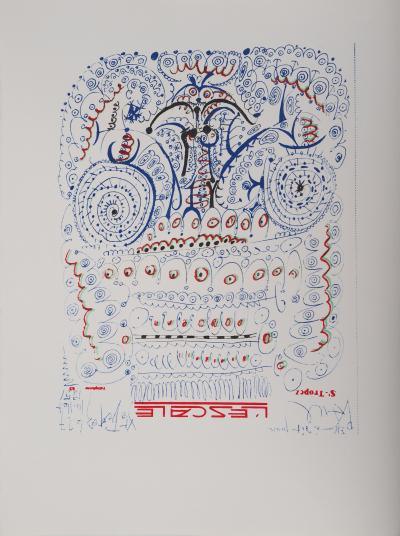 Pablo PICASSO (d’après) - L’escale (St Tropez) - Lithographie signée 2