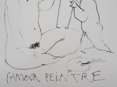 Pablo PICASSO (after) L’amour painter, 1974 - Litografia 2